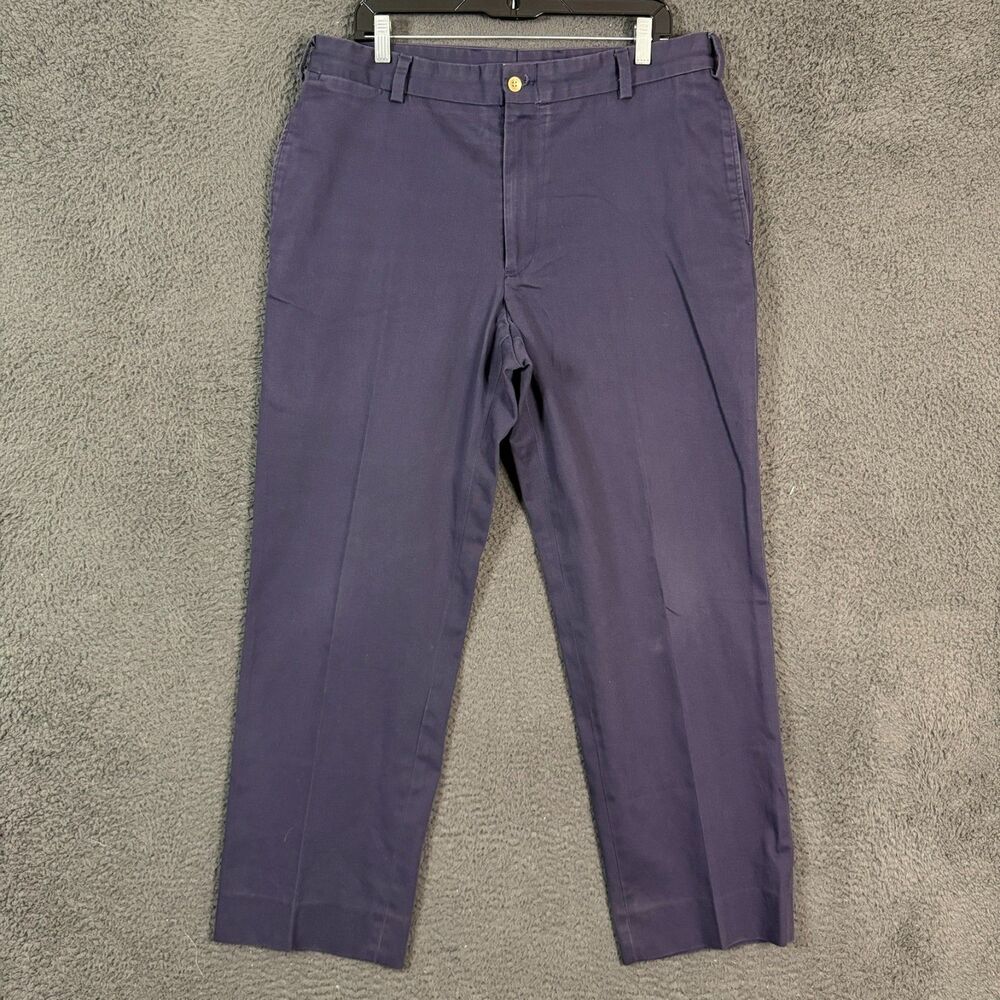 Bills Khakis Pants Mens 38 (Fits 34x30) Blue M2 Classic Fit Chinos Preppy Casual